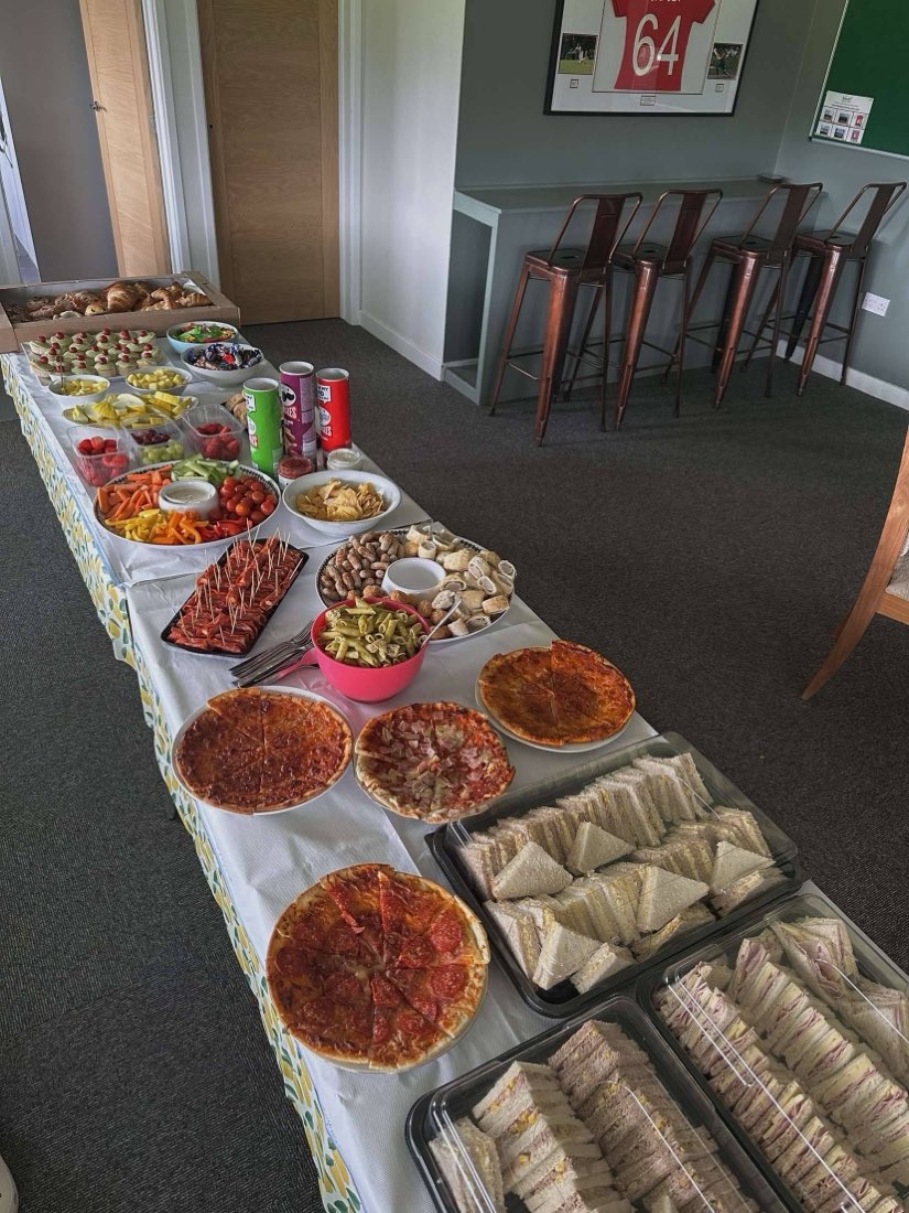A Capel Cricket Club tea spread